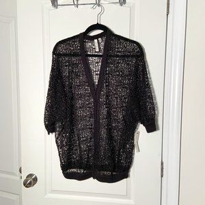 Robbie & Nikki by Robert Rodriguez Knit Crochet Cardigan Minimalist Size S